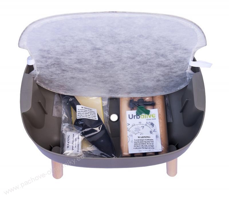 Domácí kompostér - Moderní vermikompostér - Světle zelený