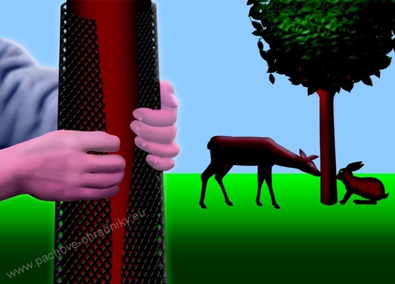 Plastová chránička proti okusu - 60x36 cm