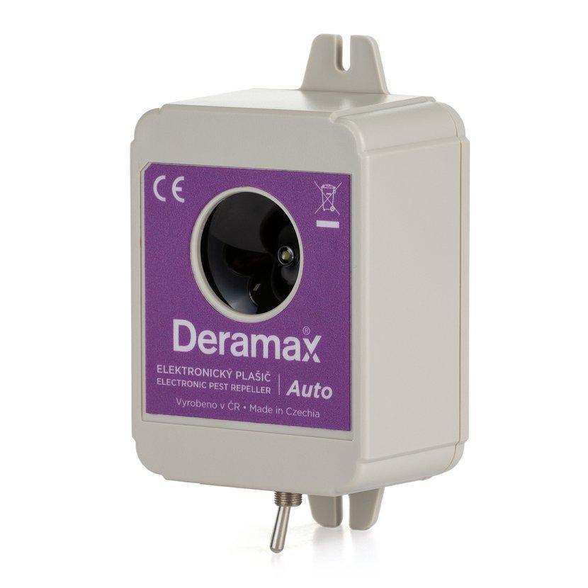 Deramax AUTO – bateriový odpuzovač kun a hlodavců (bez baterie)