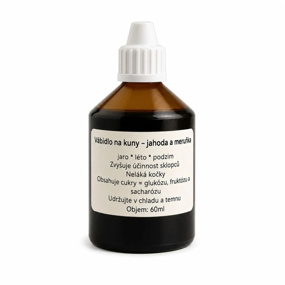Vábidlo na kuny FRUIT - Jahoda & Meruňka 60 ml.