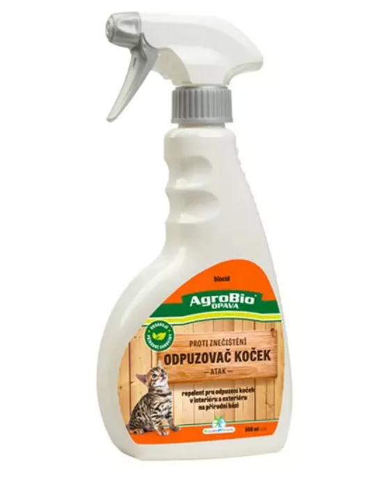 Odpuzovač koček - postřik proti kočkám 500 ml