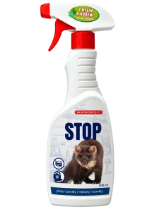 STOP KUNÁM - pachový odpuzovač kun 500 ml. 