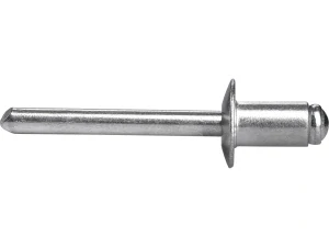 Nýty trhací hliníkové sada 250ks, O 6,4x9,6mm plochá hlava