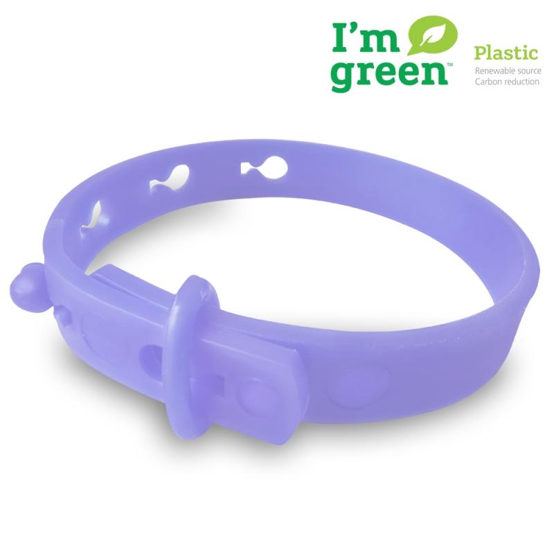 Fialový repelentní náramek proti klíšťatům a komárům