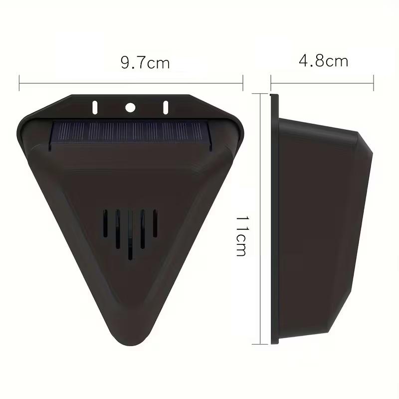 Automatický solární odpuzovač ptáků se zvukem (13 režimů)