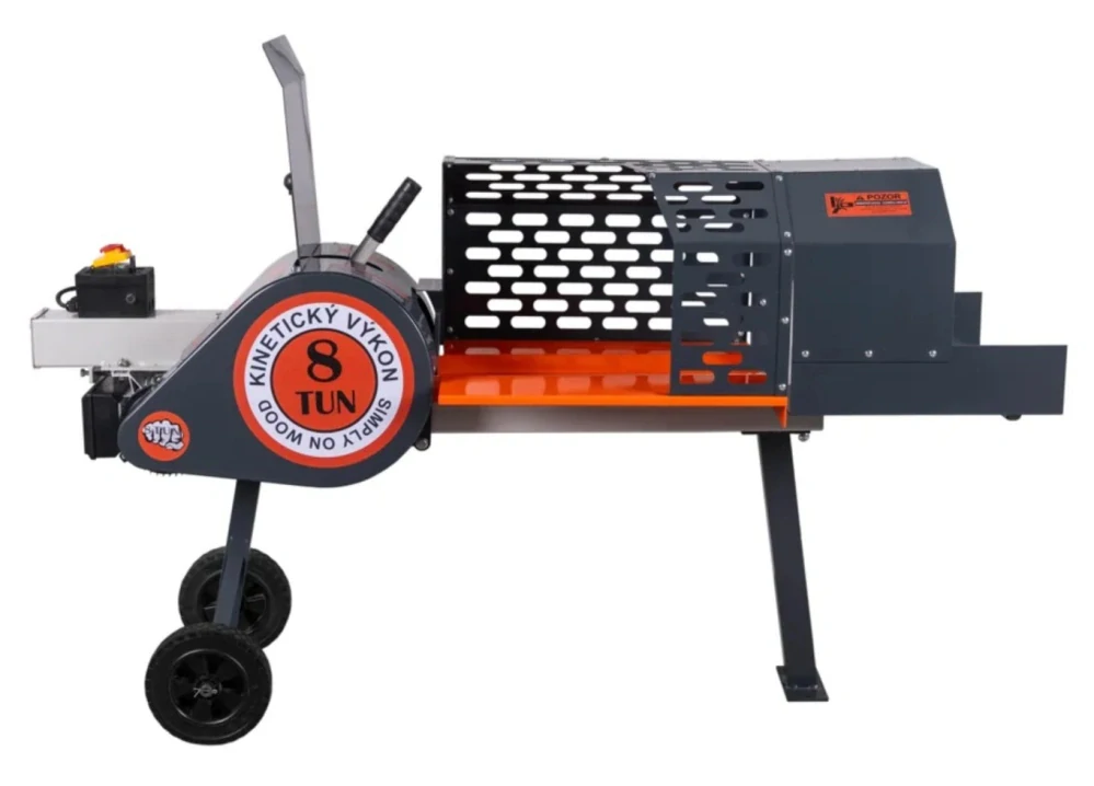 Kinetická štípačka na dřevo LS8T-520, 8 tun – poleno rozštípne za 1,5 sekundy