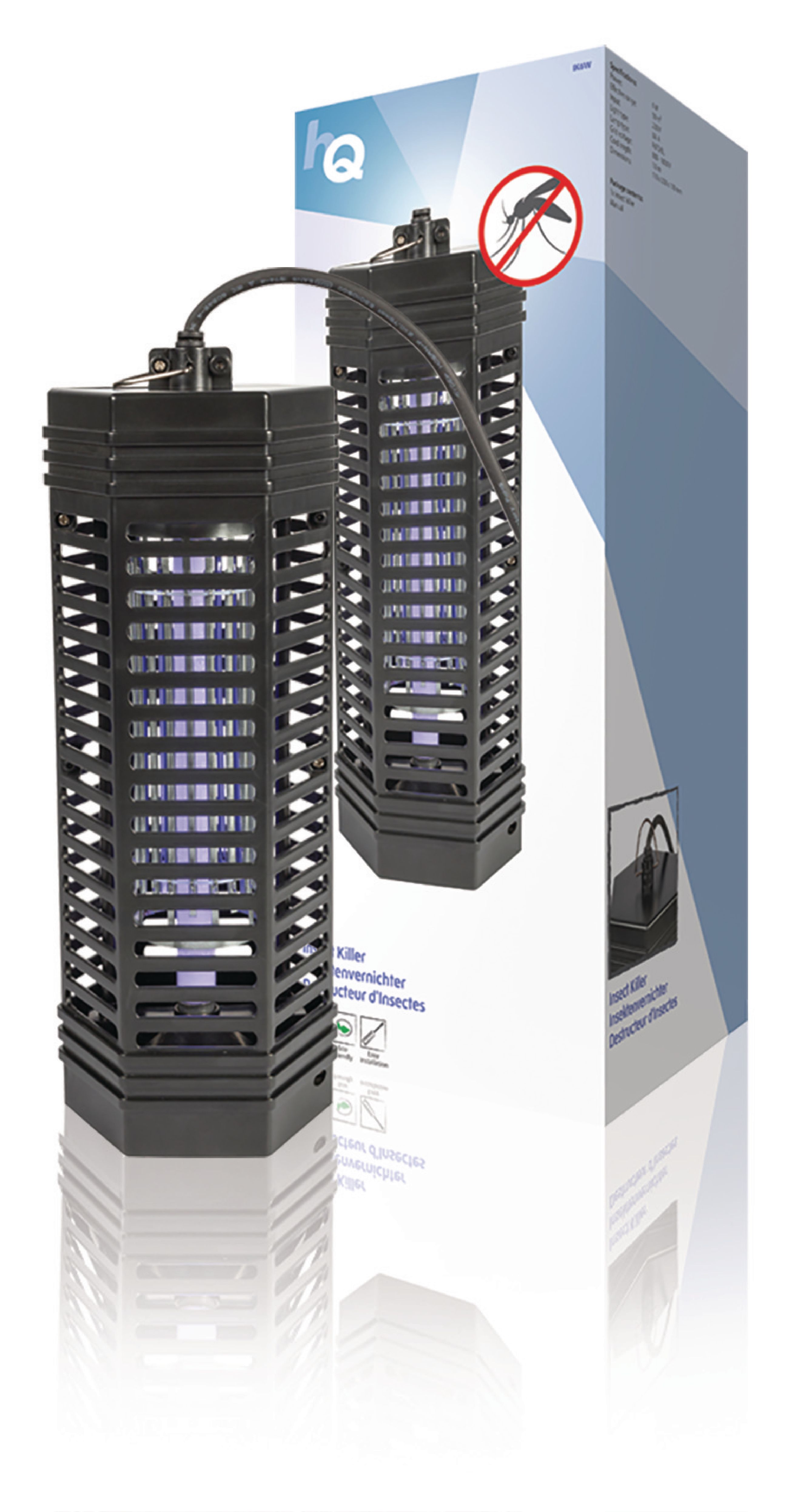 UV lampa proti hmyzu - lapač hmyzu 6W - 50 m2