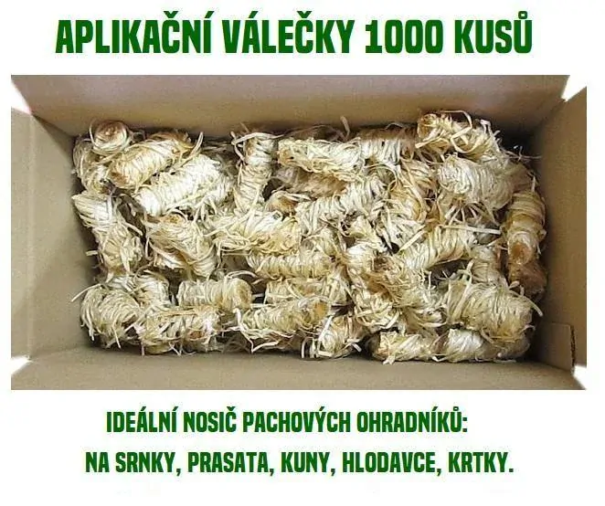 Sada 1000 aplikačních válečků pro pachové ohradníky 