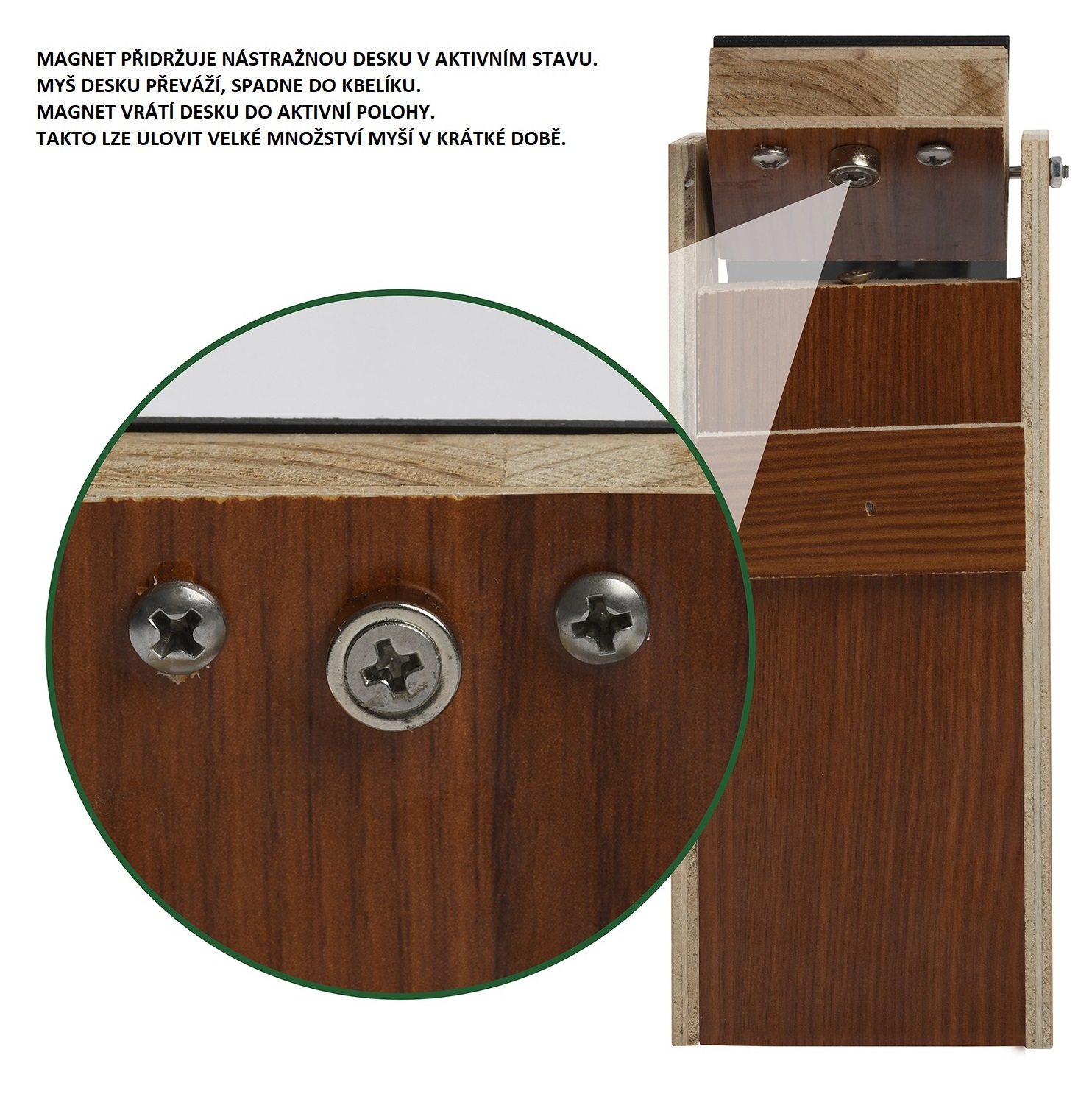 Sada 2 ks automatických pastí na hlodavce