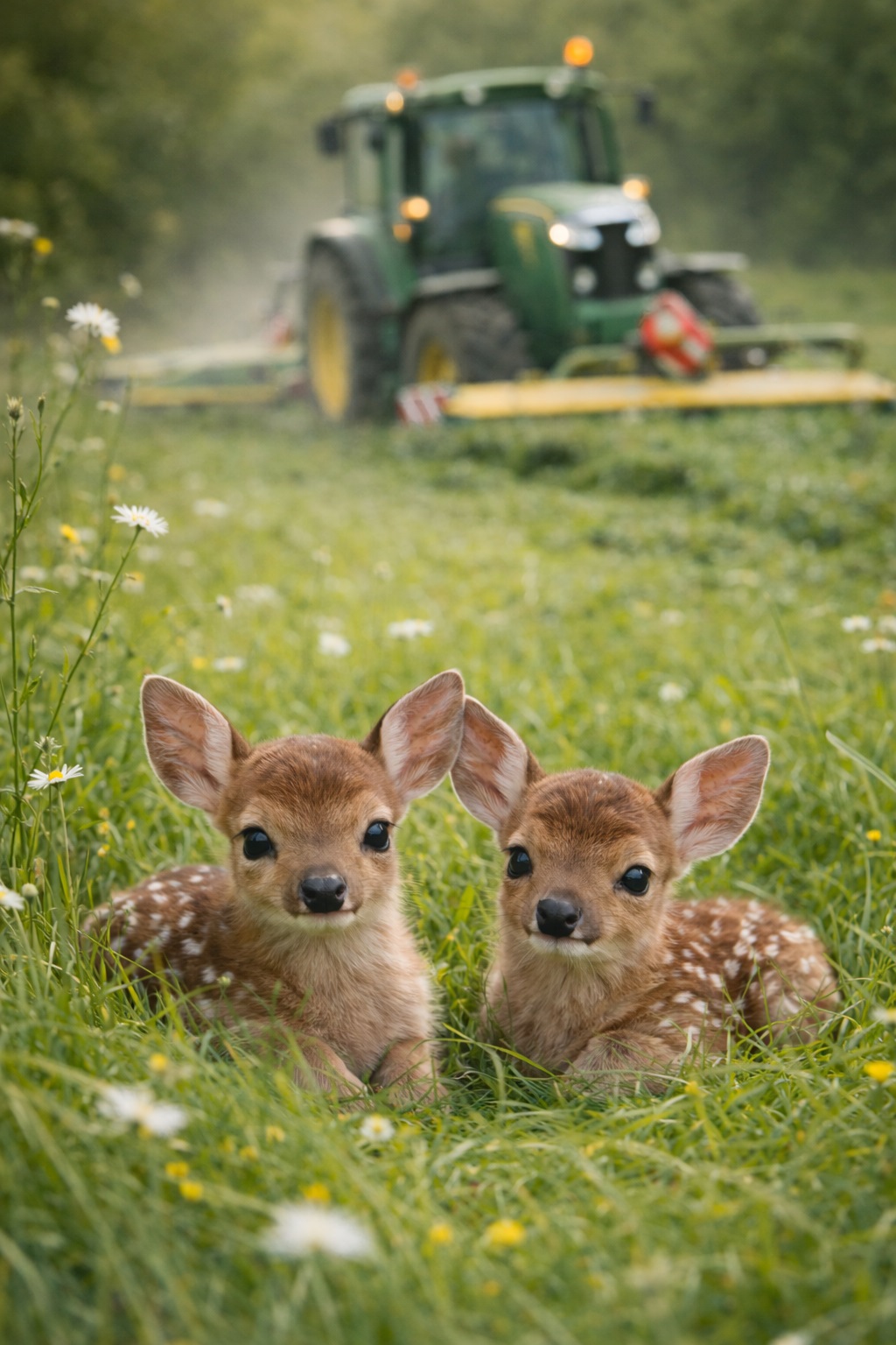 Sada na záchranu srnčat s přípravkem na záchranu srnčat