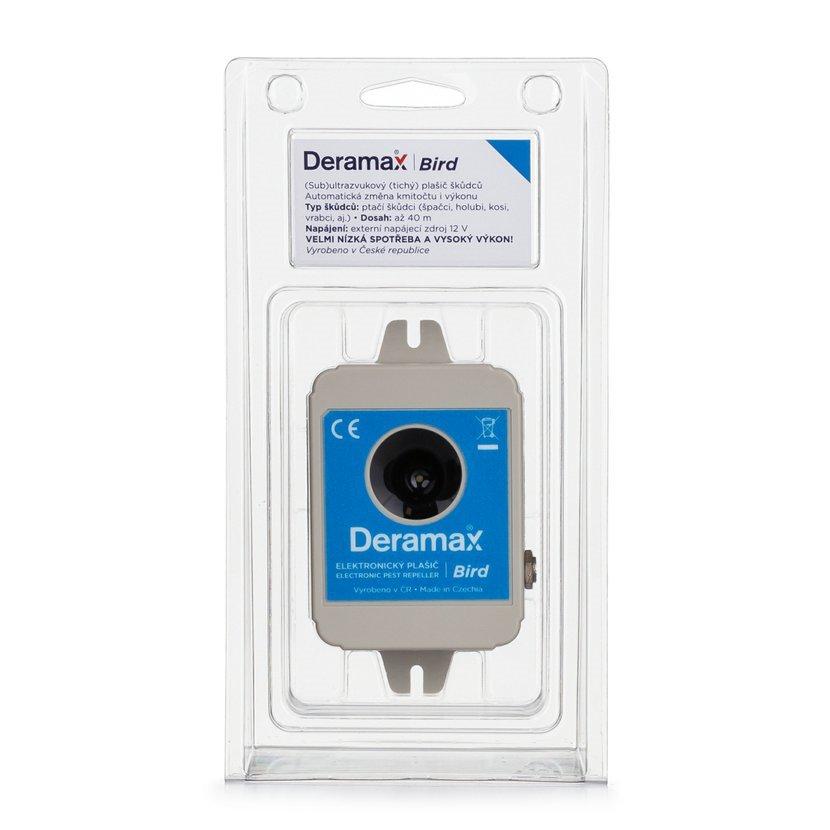 Deramax BIRD – odpuzovač ptáků (dosah až 300 m²)