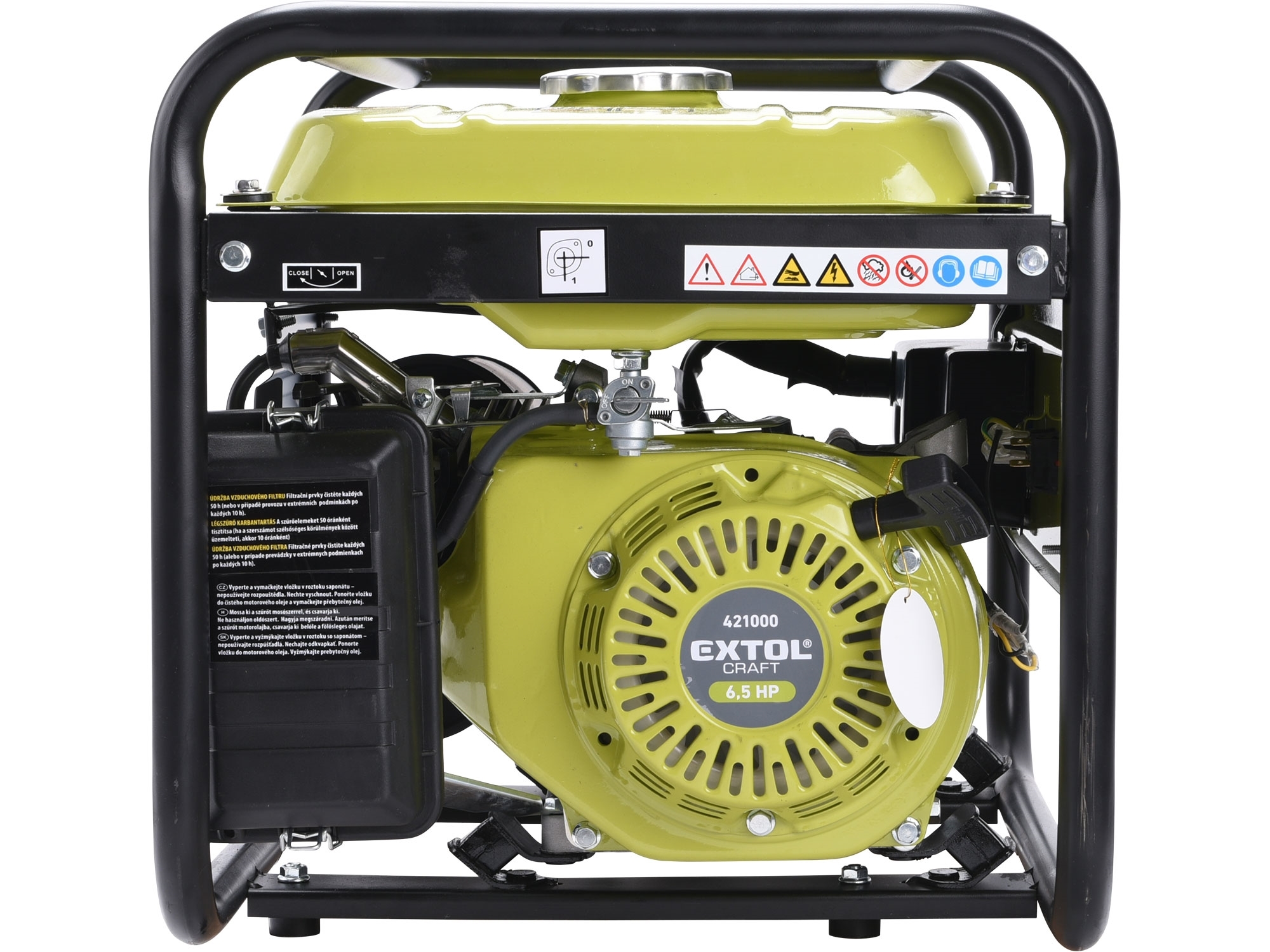 elektrocentrála benzínová, 6,5HP/2,8kW