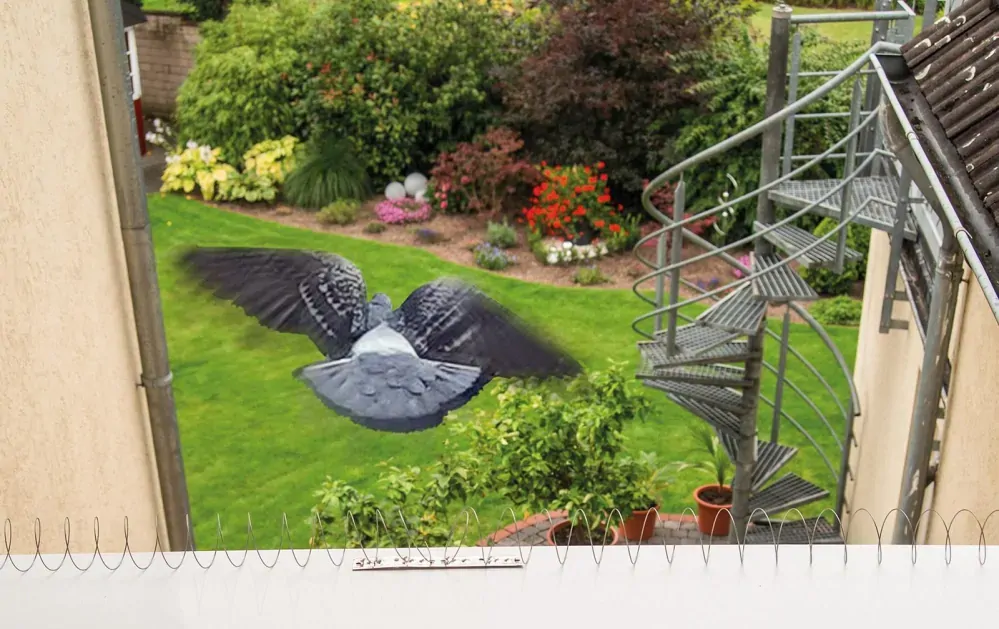 Odpuzovač ptáků – sada 4 mechanických zábran 5m